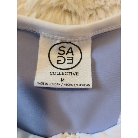 Sage Collective Women's Light Blue Active Dress with built in shorts size M - Picture 2 of 4